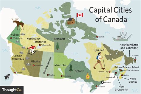 all capital cities of canada